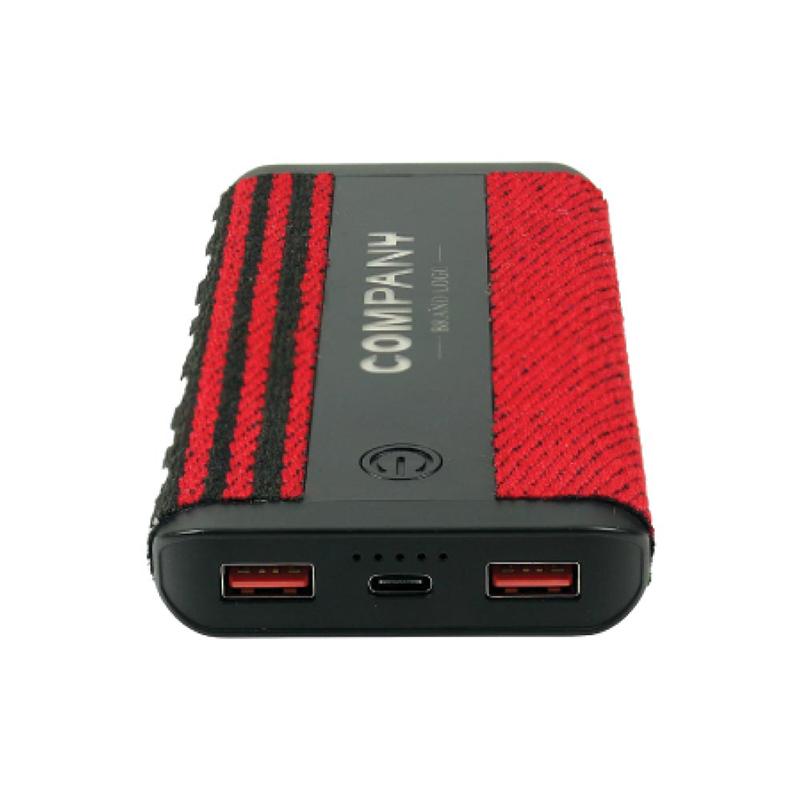 Custom 10000 mAh Light-Up Logo Wireless Powerbank with sadu design in Bulk